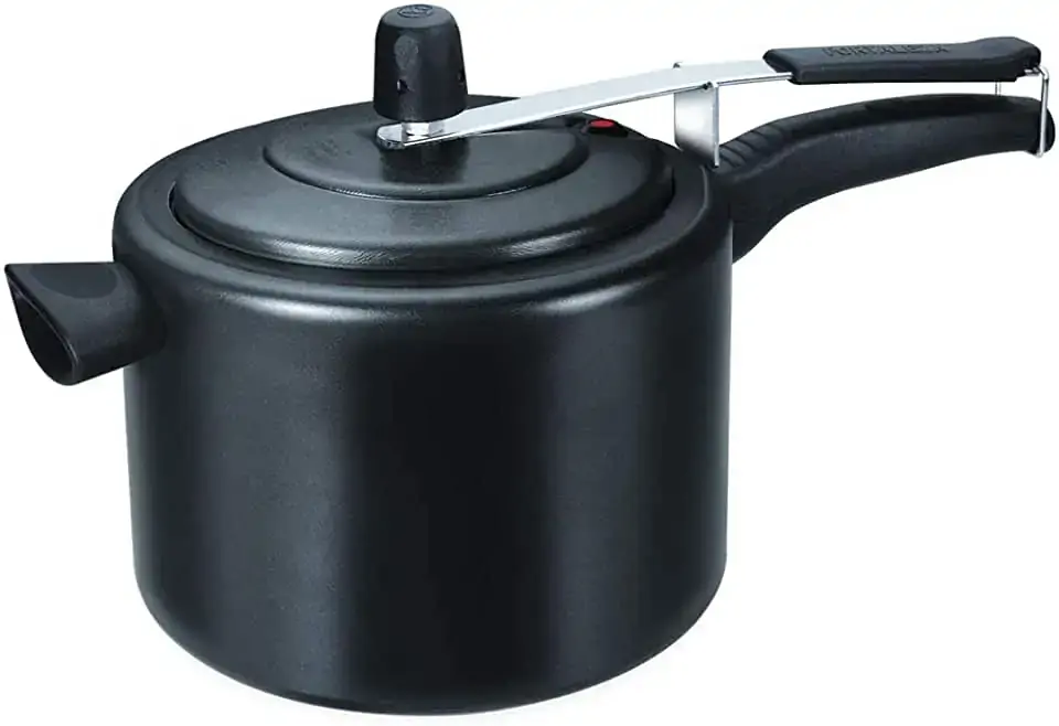 Panela De Pressão Antiaderente Black 4,5l Fortaleza