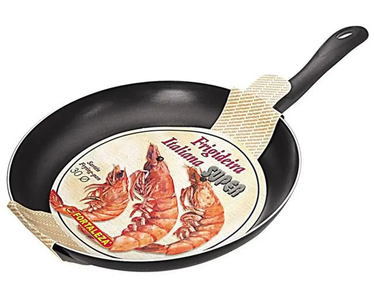 Frigideira Italiana Fortaleza Preta 26 cm