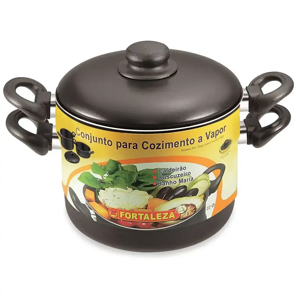 Cjto Panela Cozinha A Vapor Fortaleza