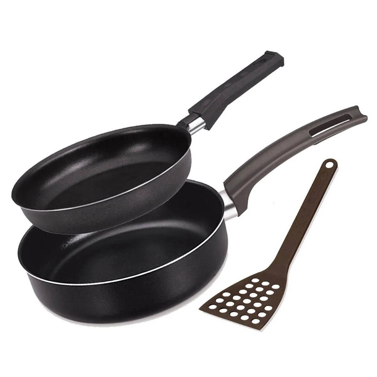 Conjunto de Frigideira Fortaleza Reta 2 Peças + Espátula