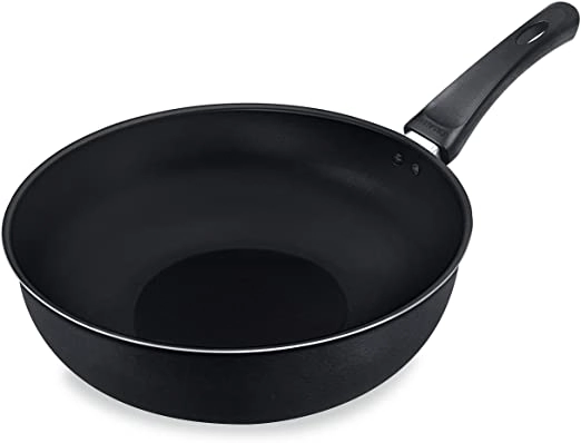 Frigideira Wok Fortaleza Black sem Tampa 28CM