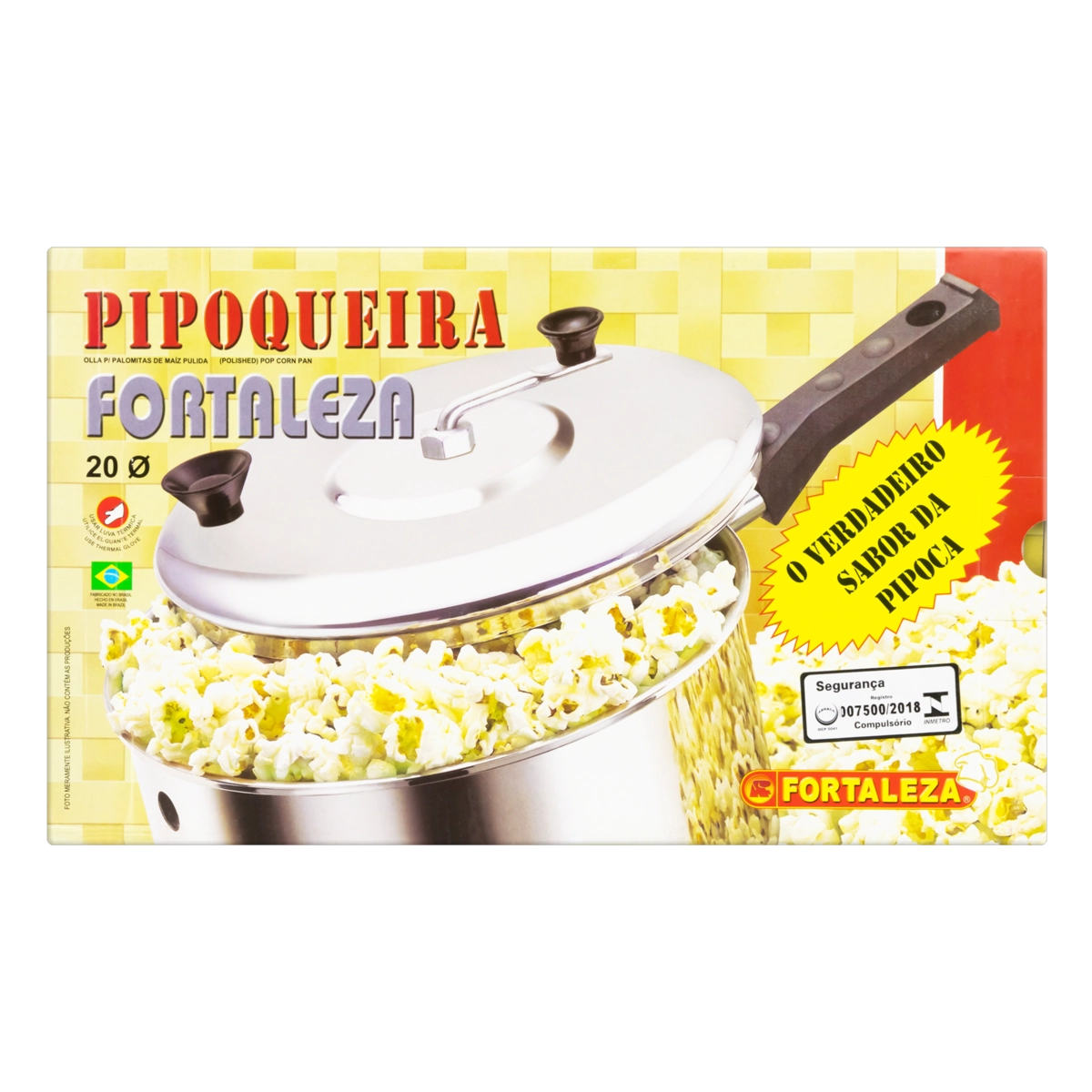 Pipoqueira 2l Fortaleza ø 20cm