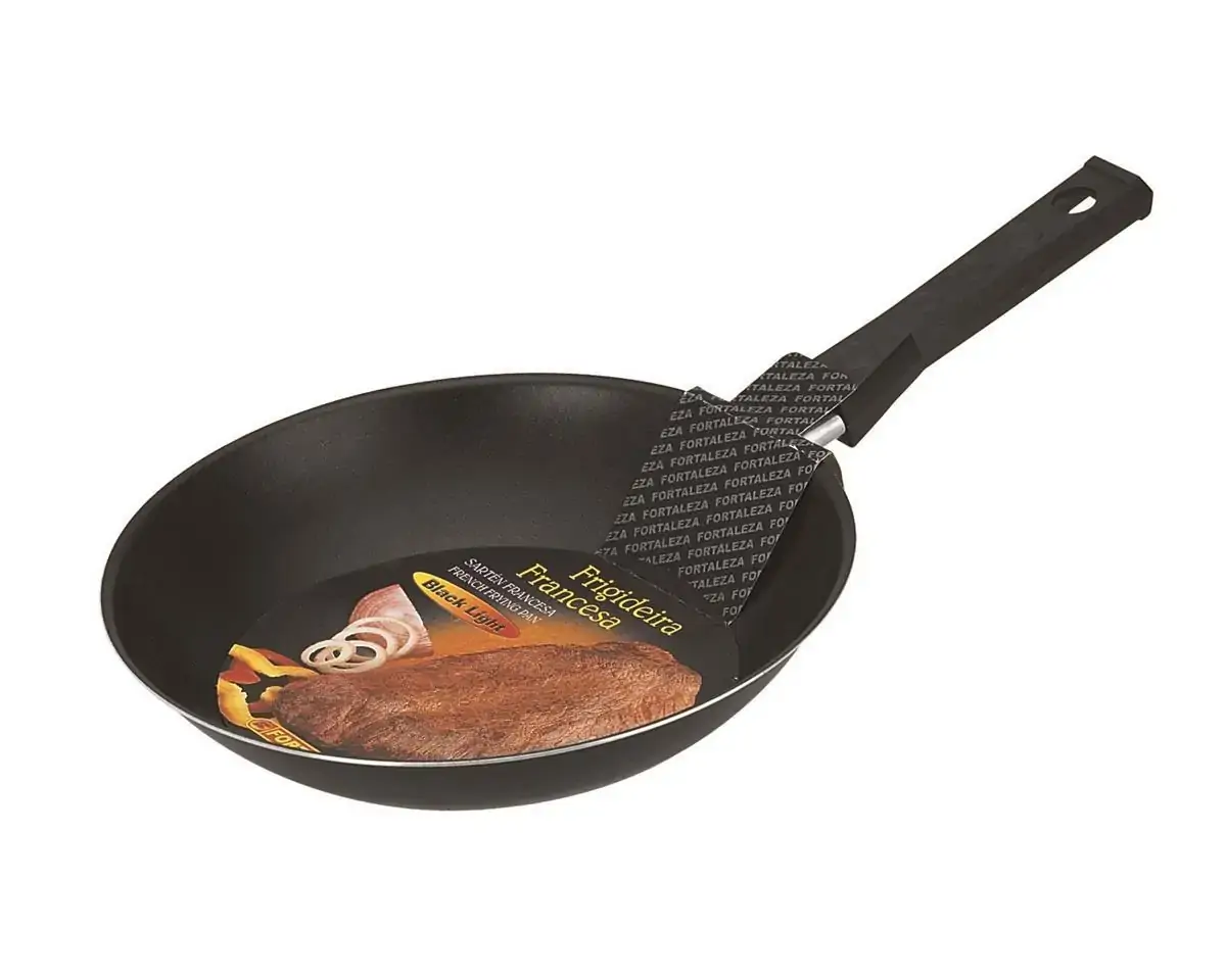 Frigideira Francesa Fortaleza Light Black 22"