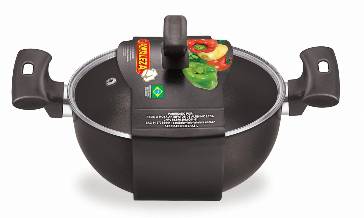 Caçarola Fortaleza Super Black 22
