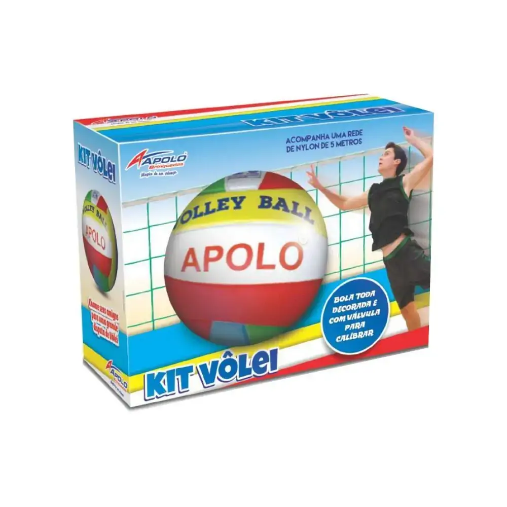 Brinquedo Kit Volley Bolsa/sacola/rede Mts
