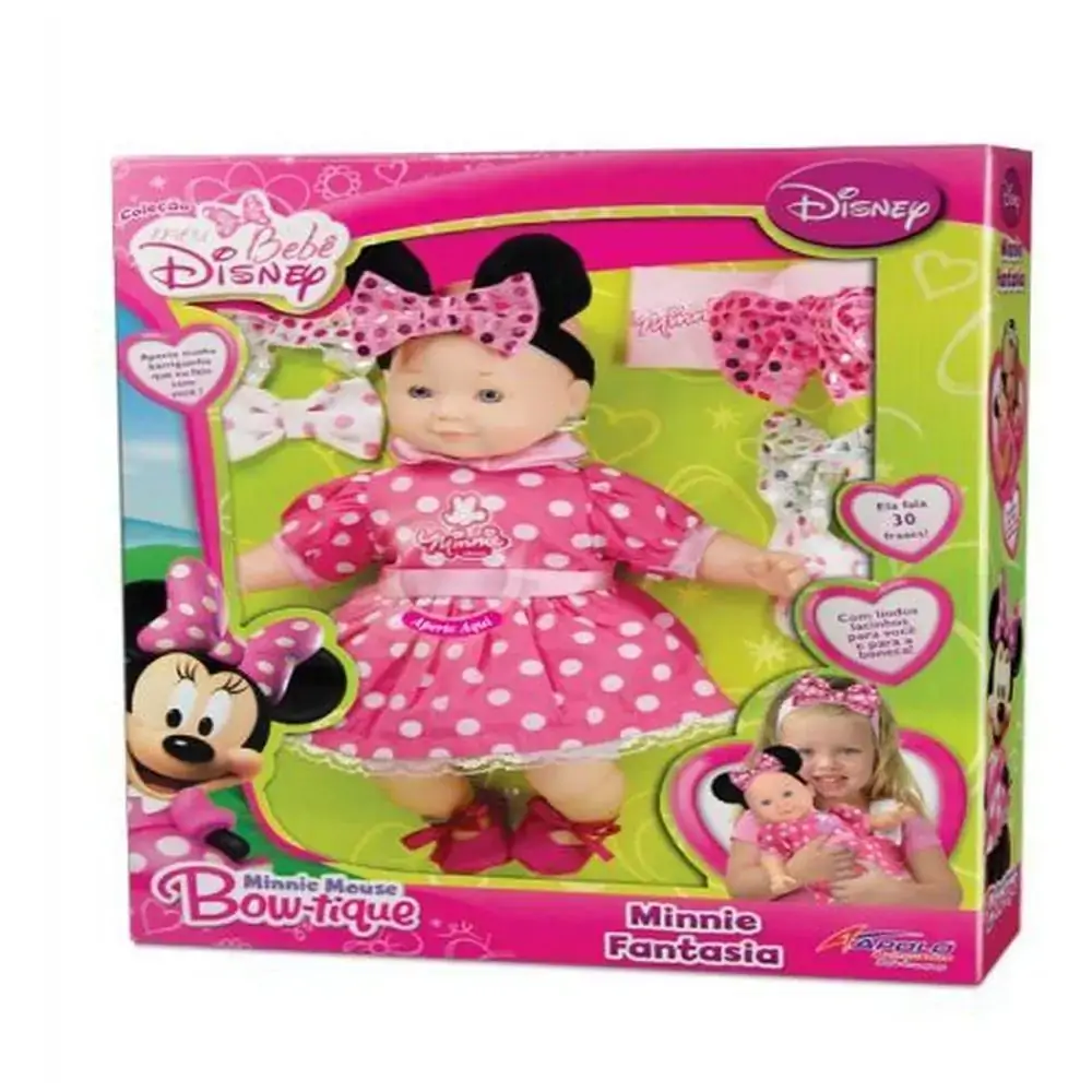 Brinquedo Boneca Disney Minie Fantasia