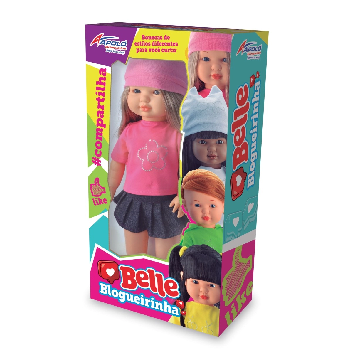 Brinquedo Boneca Belle Blogueirinha