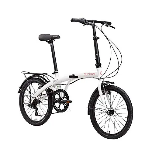 Bicicleta Dobrável Aro 20 Durban Eco 6 Marchas – Branco