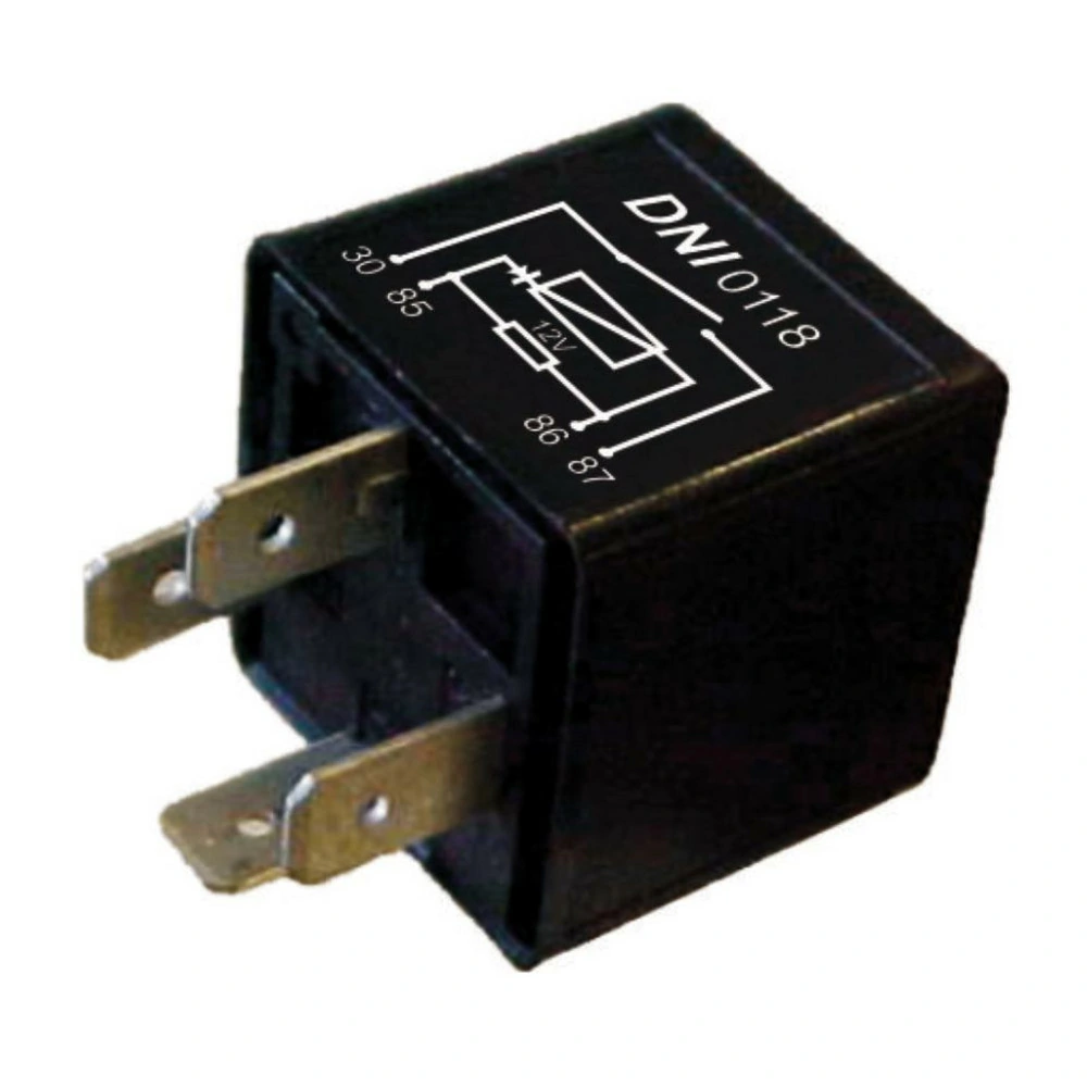 Relê Auxiliar sem Suporte 4 Terminais 40Ah 12V - DNI DNI0118