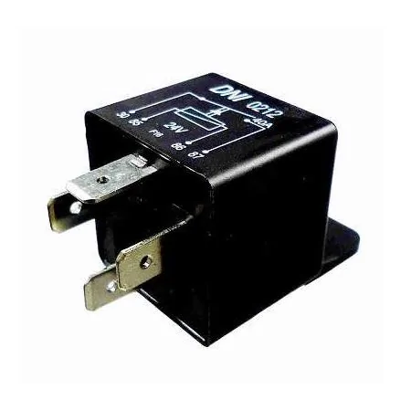 Relê Auxiliar com Suporte 4 Terminais 24V - DNI DNI0212