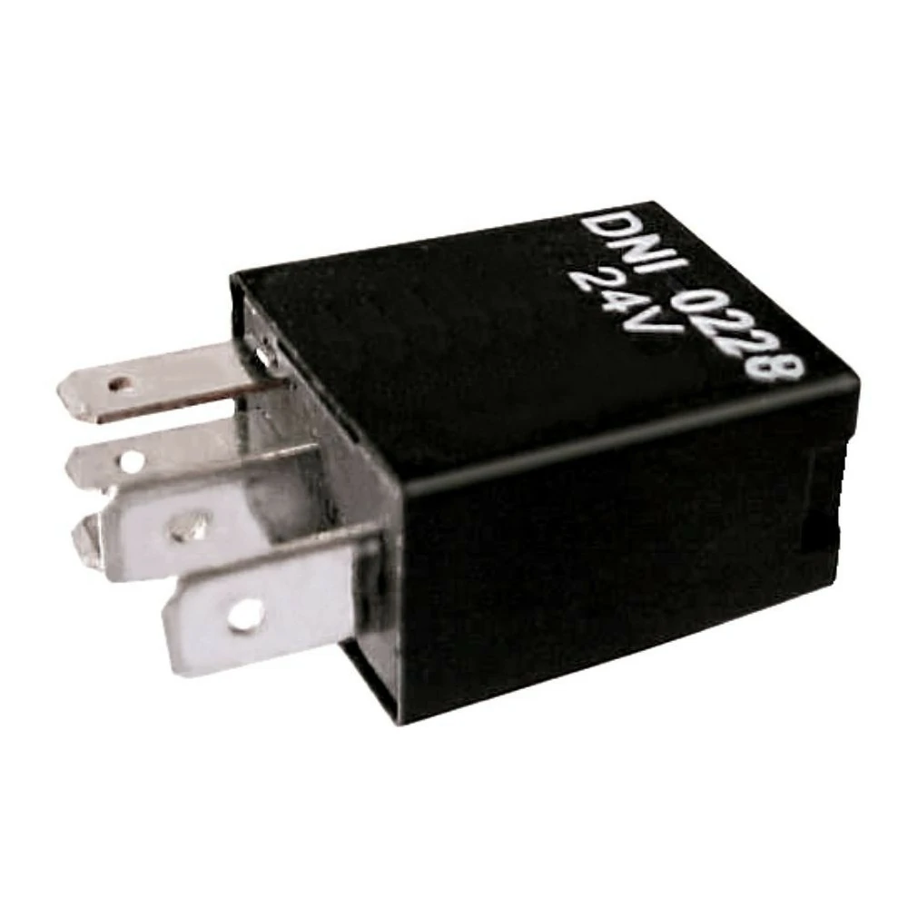 Relê Mini Auxiliar Reversor com Diodo 24V 5 Terminais - DNI DNI0228