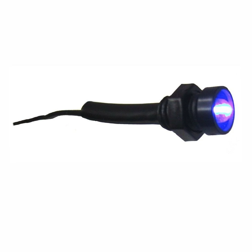 Lanterna Mini Spot Preto com Led Azul - DNI DNI0590