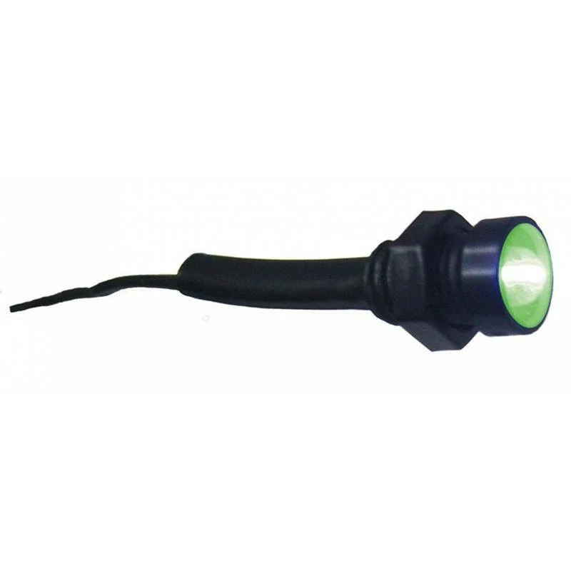 Lanterna Mini Spot Preto com Led Verde - DNI DNI0591