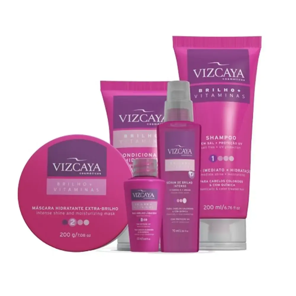 Vizcaya Brilho Vitaminas Serum Argan