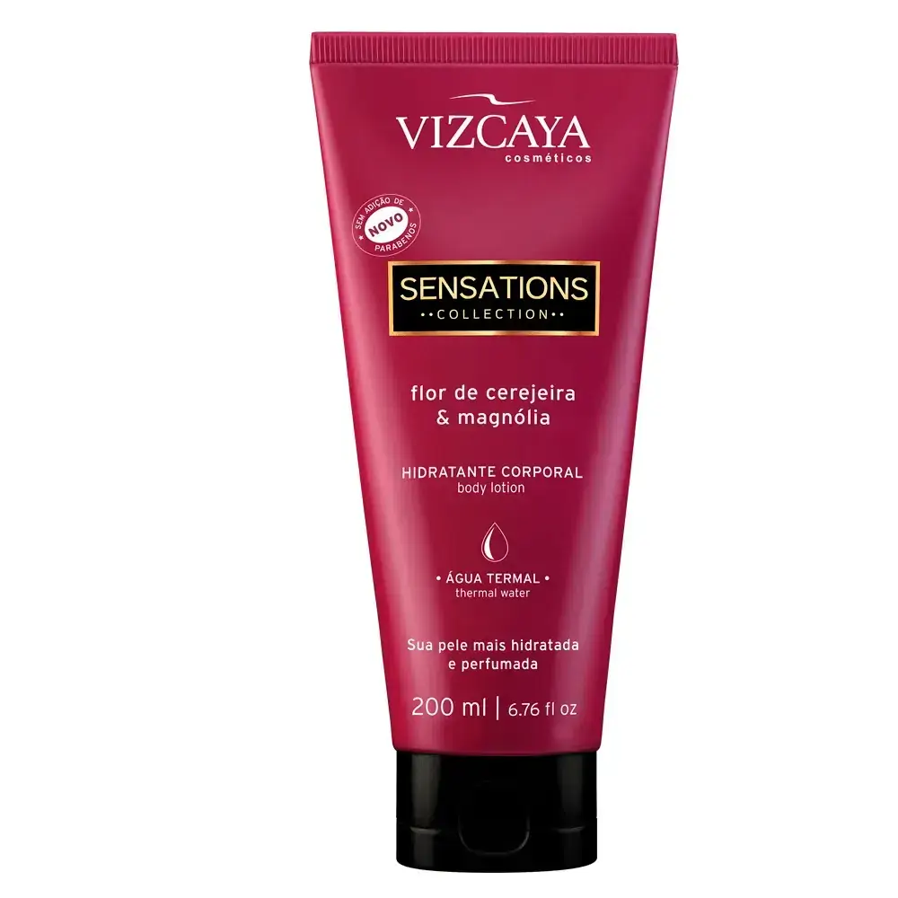 Hidratante Sensations Vizcaya - Flor de Cerejeira e Magnólia - 200ml