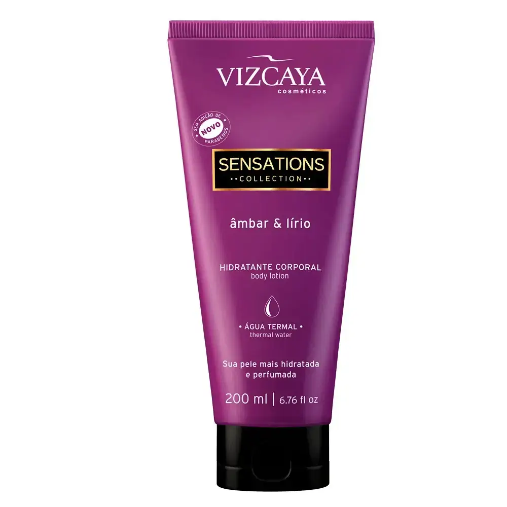Hidratante Sensations Vizcaya - Âmbar e Lírio - 200ml