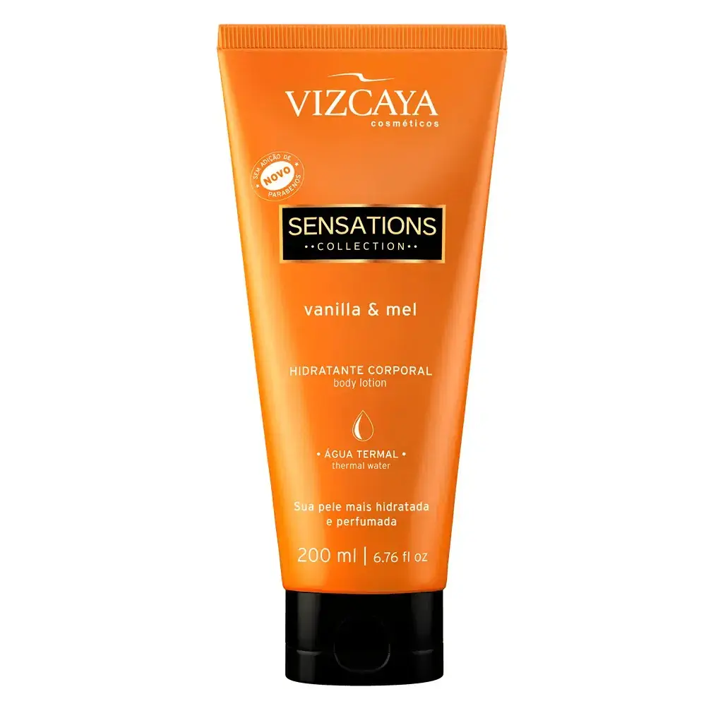 Hidratante Sensations Vizcaya - Vanilla e Mel - 200ml