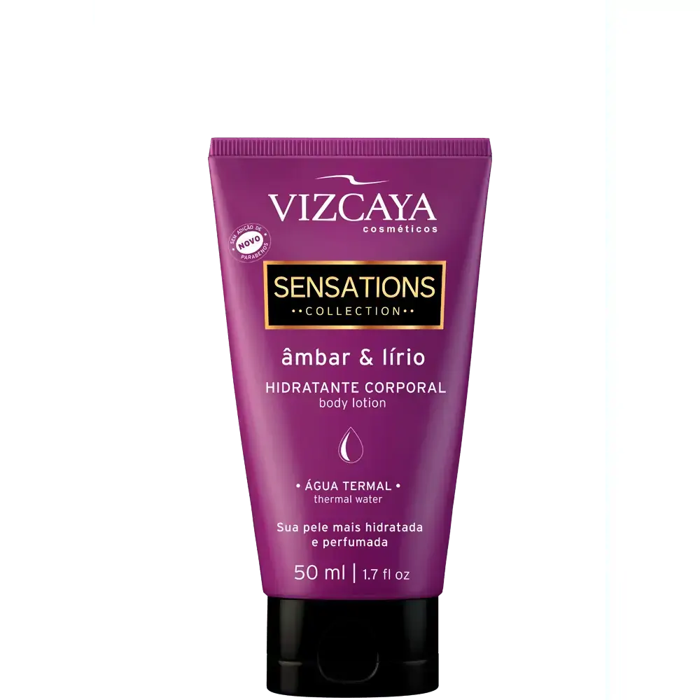 Hidratante Vizcaya Sensations - Âmbar e Lirio - 50ml