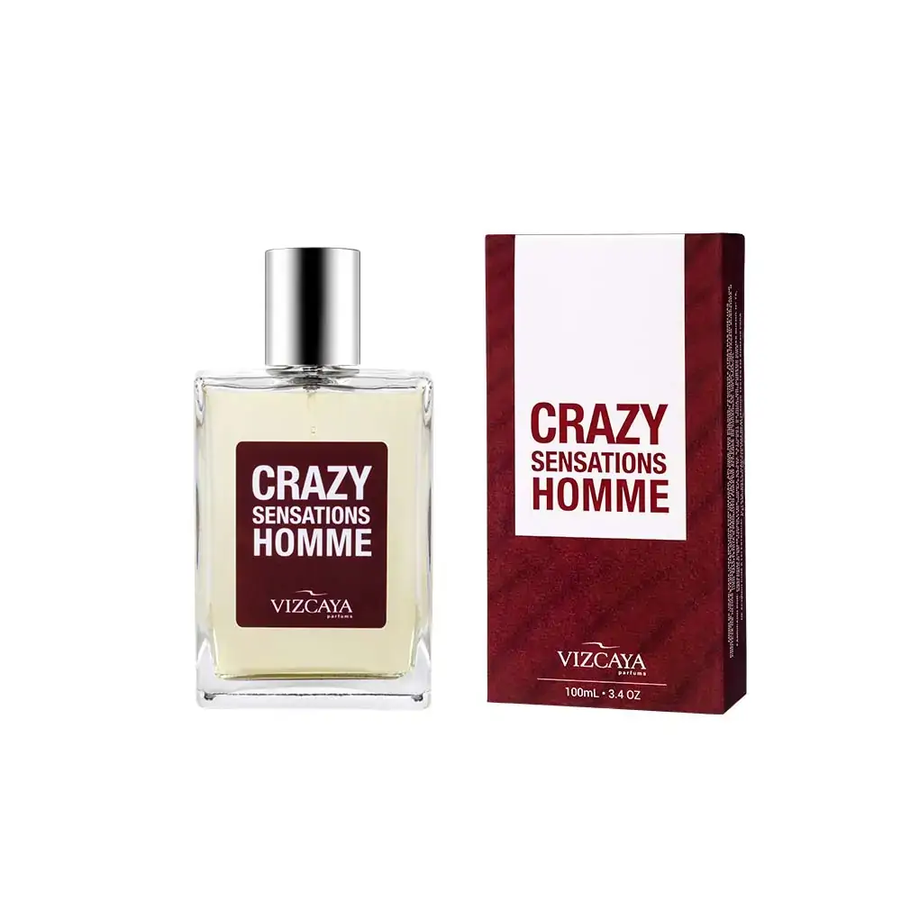Fragrância Crazy Sensations Homme Vizcaya 100ml