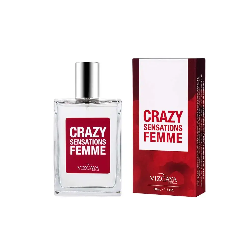 Fragrância Femme Sensations Crazy Vizcaya 50ml