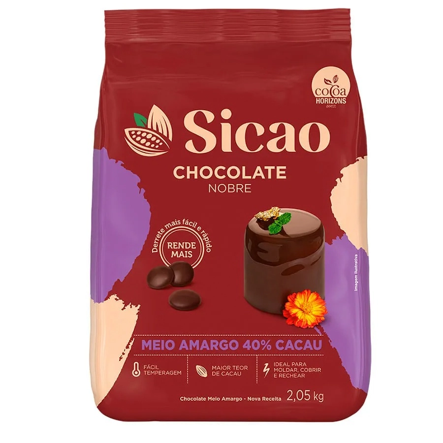 Choc Gold Gotas M Amargo Sicao 2,05kg