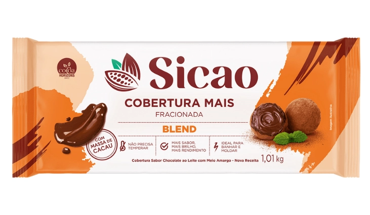 Choc Barra Hidr Leite 1,050 Kg Sicao