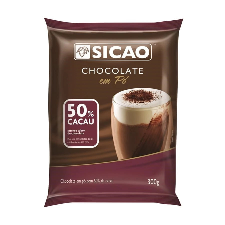 Chocolate Em Po Sicao 50 Cacau 300g