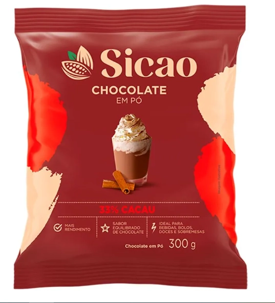 Choco Em Po Sicao 33 300g Chd4s108 Callebaut