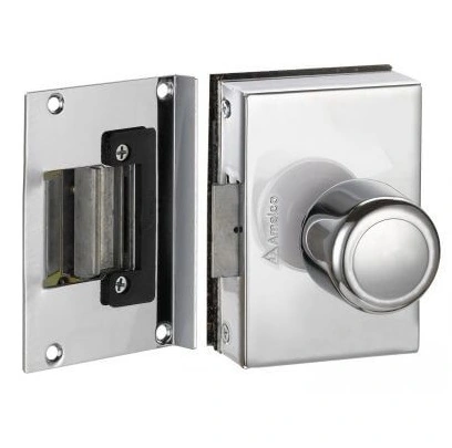 Fechadura Elétrica P/ Porta De Vidro 1 Folh/furos Amelco - Fv34icr
