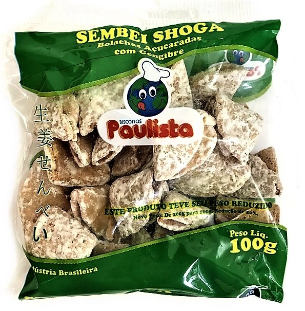 Bisc.paulista 100g Sembei Gengibre