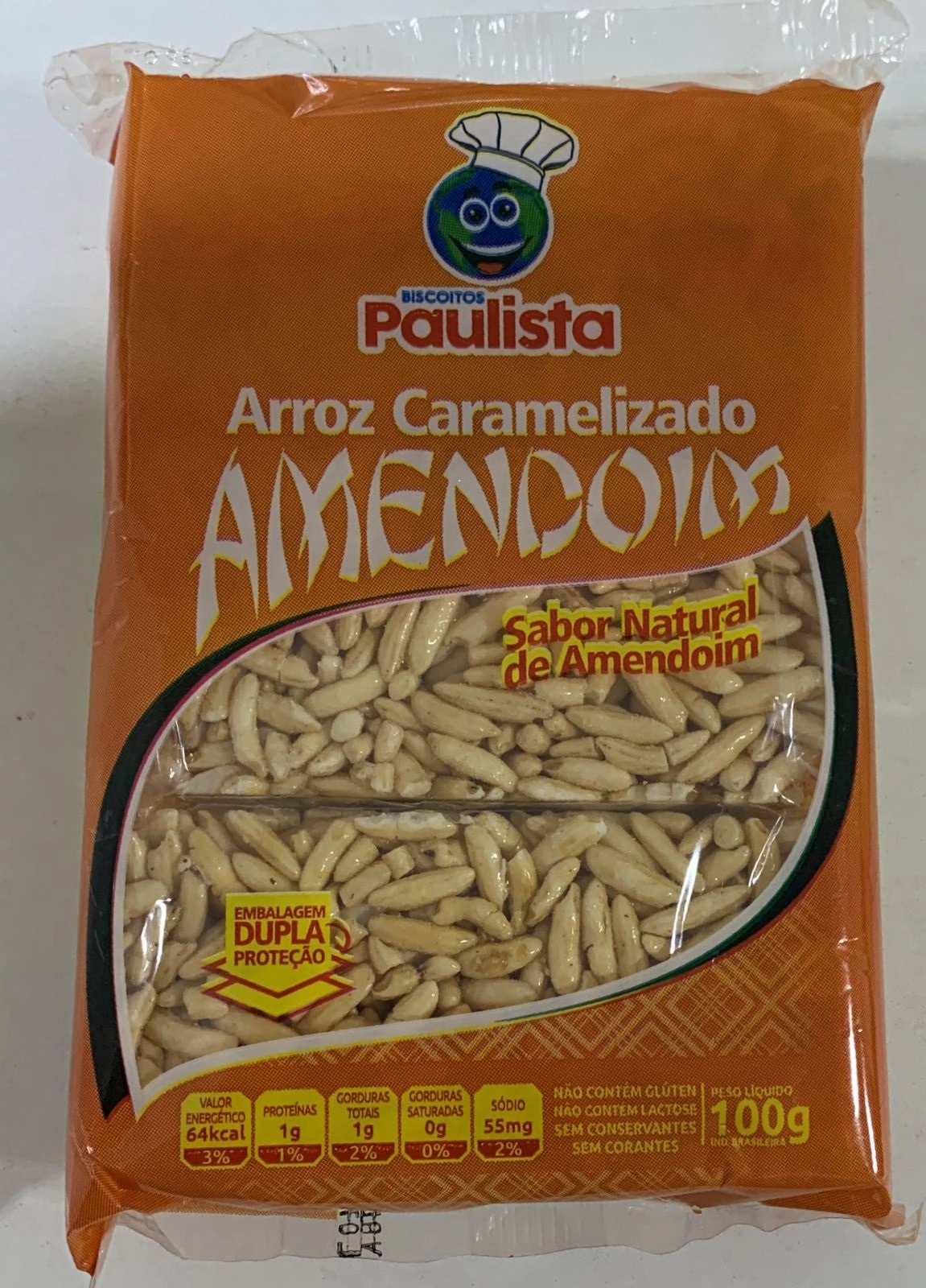 Biscoito Paulista Arroz Caramelizado