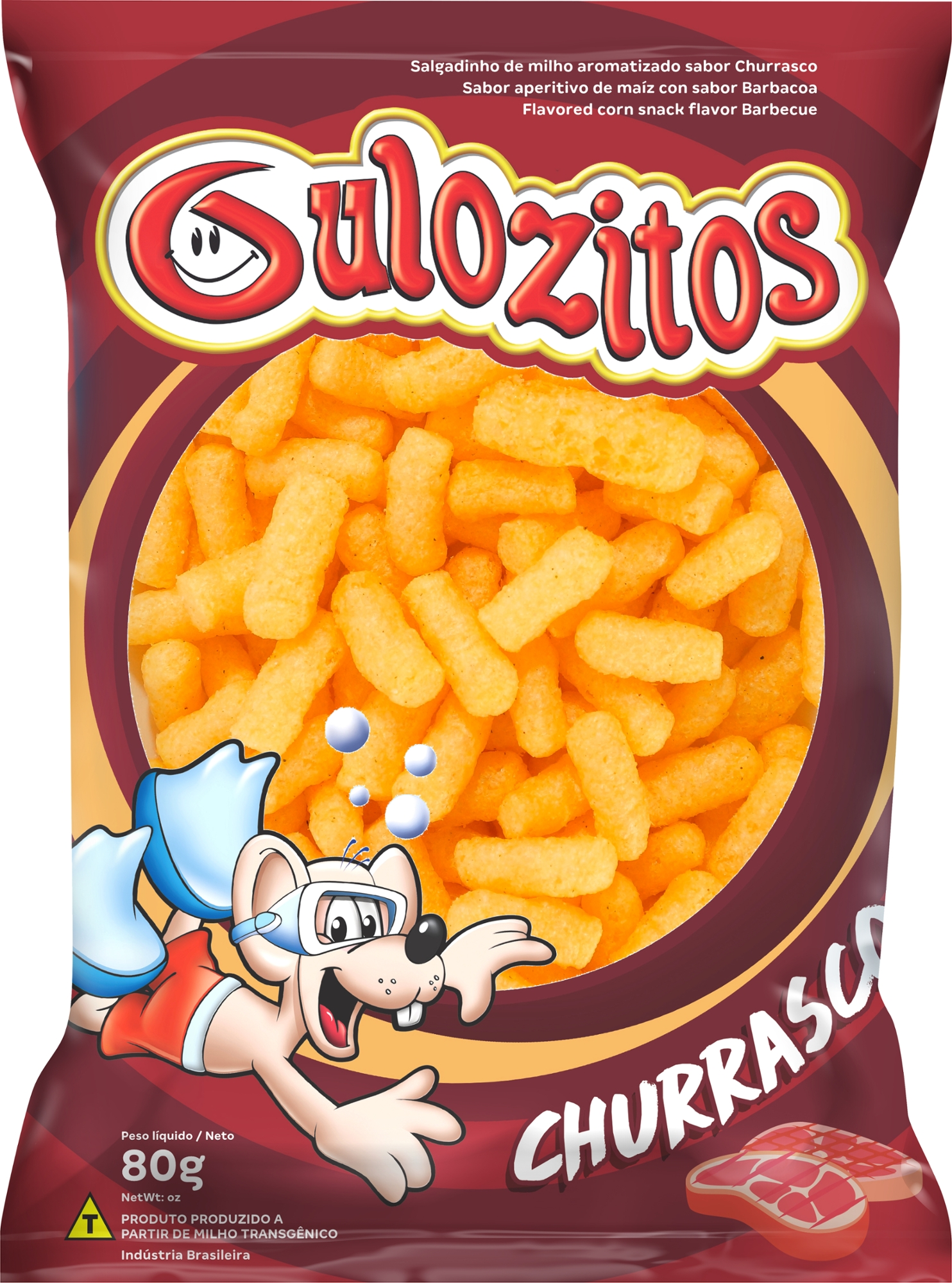 Salg Gulozitos Churrasco 80g
