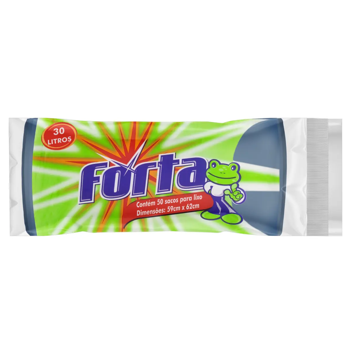 Saco Para Lixo 30l Forta 50 Unidades