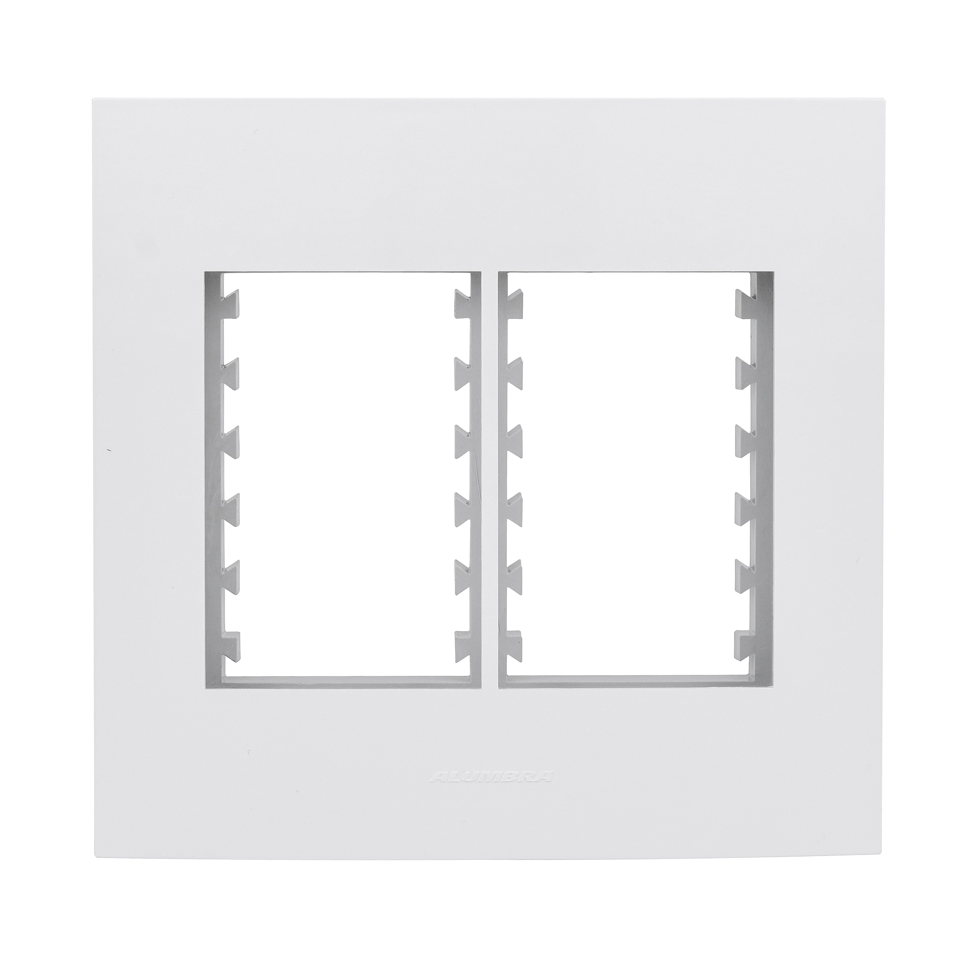 Placa com Suporte 4x4 6 Módulos Branco InovaPro Alumbra