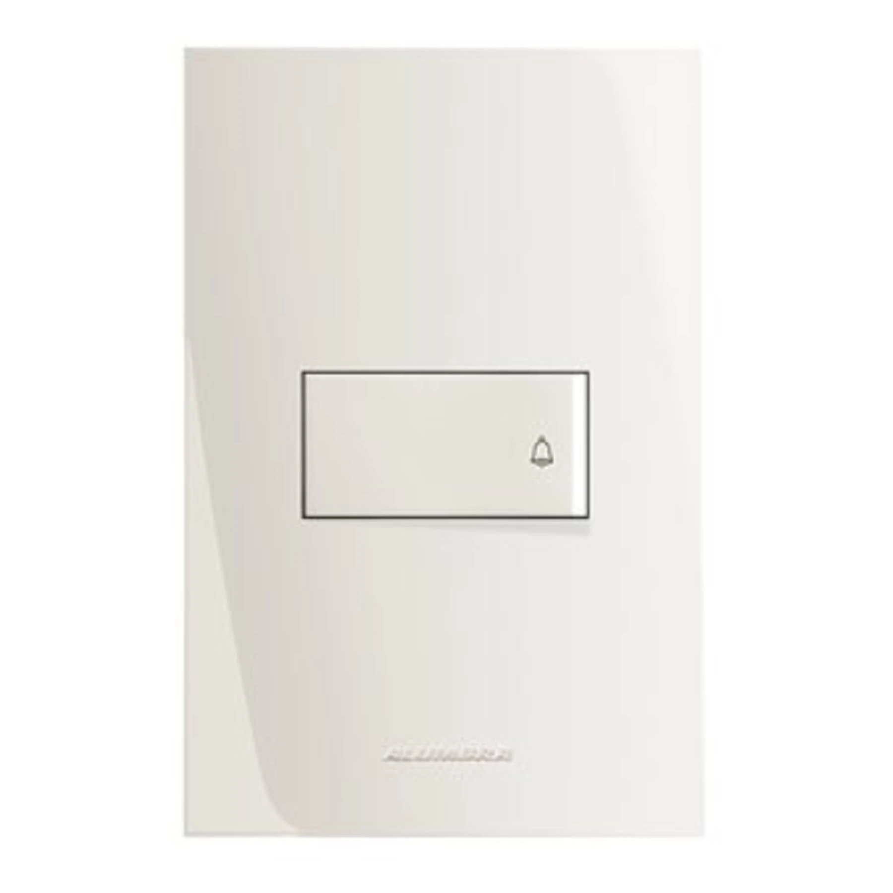Conjunto Pulsador Campainha Branco InovaPro Alumbra