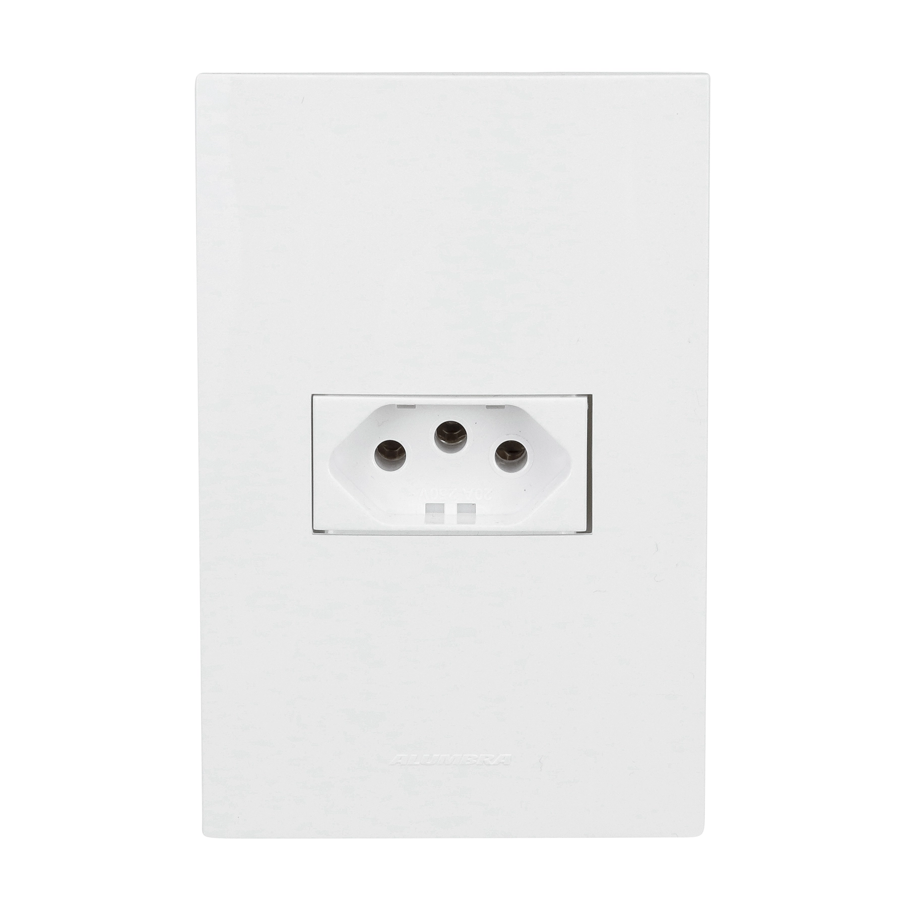 Conjunto de Tomada Energia 20A Branco InovaPro Alumbra