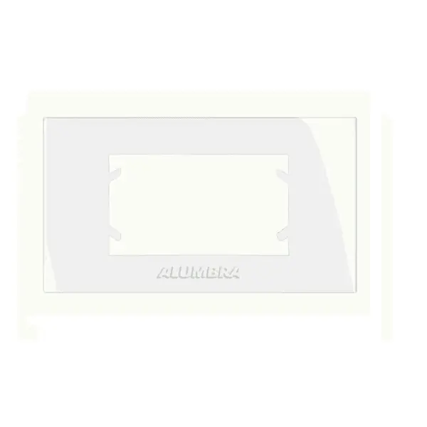 Placa 1 Módulo Para Móvel Pró Branca Alumbra