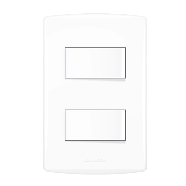 Conjunto de Interruptor Simples Branco BiancoPró Alumbra