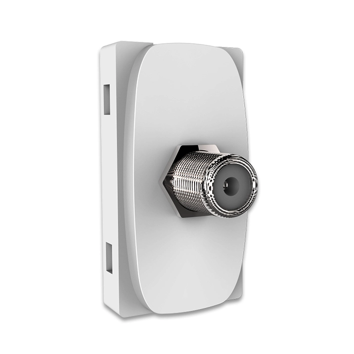 Módulo para Cabo Coaxial Branco Gracia Alumbra