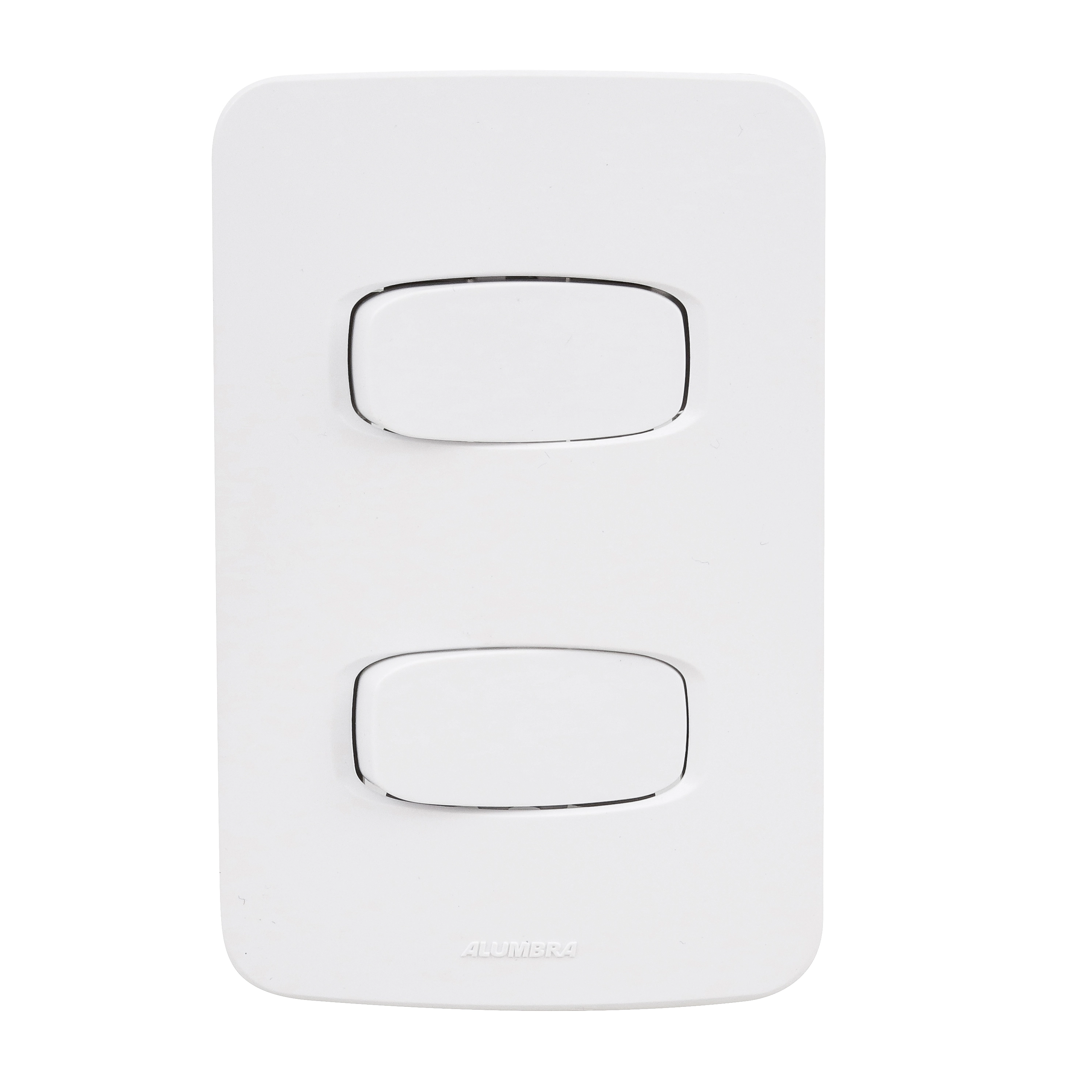 Conjunto de 2 Interruptores Simples 10A 4x2 Branco Gracia
