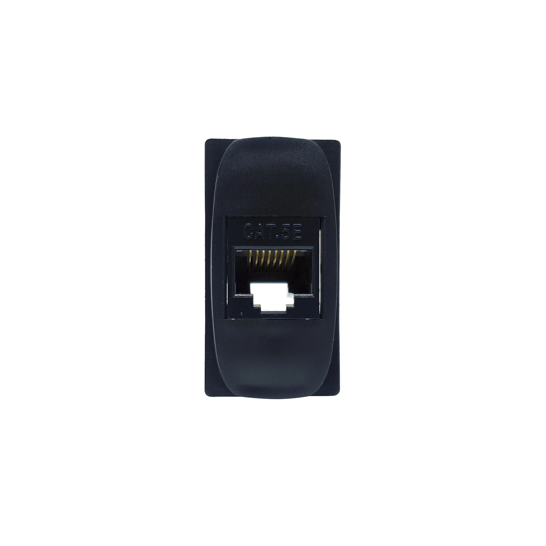 Módulo Tomada Rj45 Cat 5E Gracia Maxx Black Alumbra
