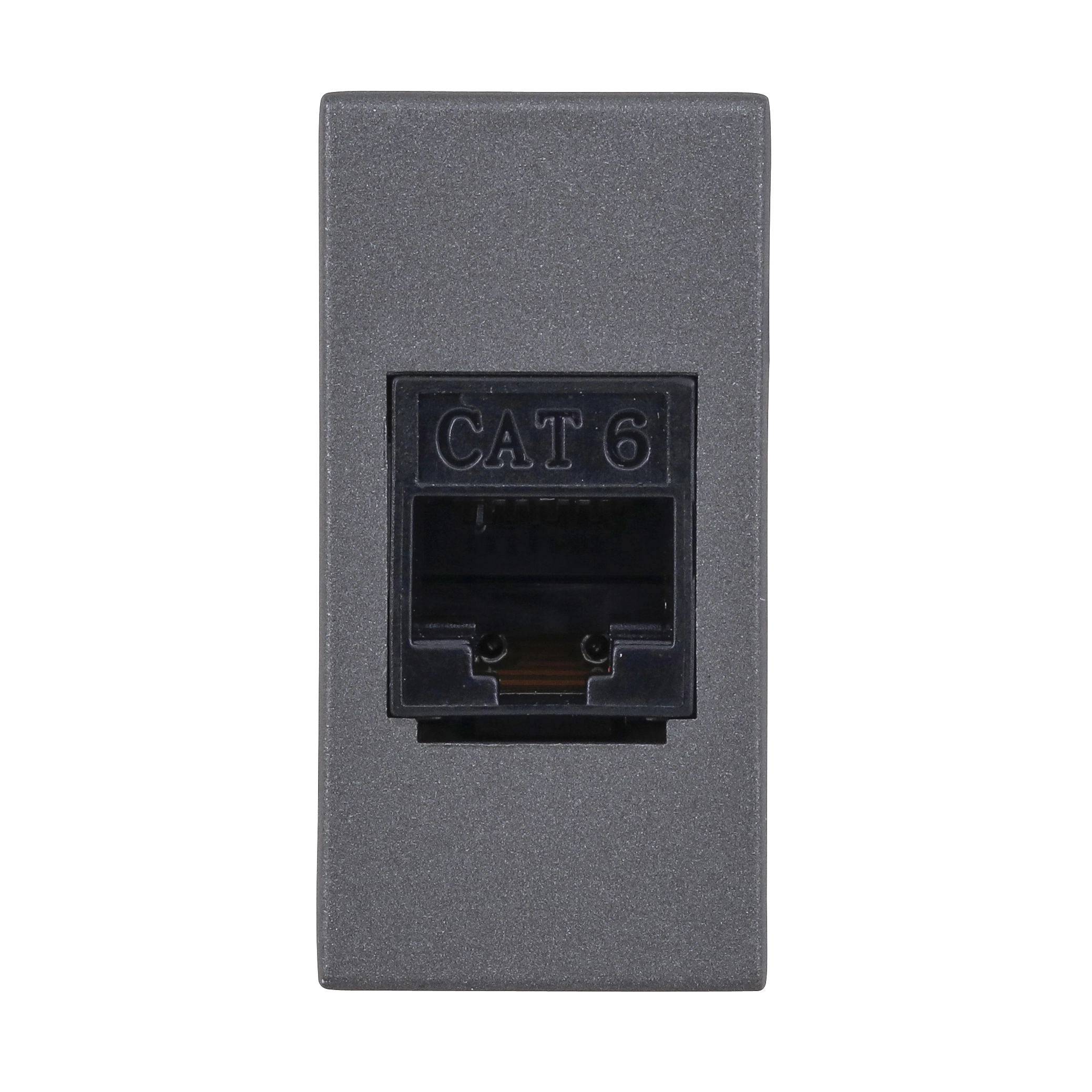 Módulo Tomada RJ45 CAT6E InovaproClass Grafite Alumbra