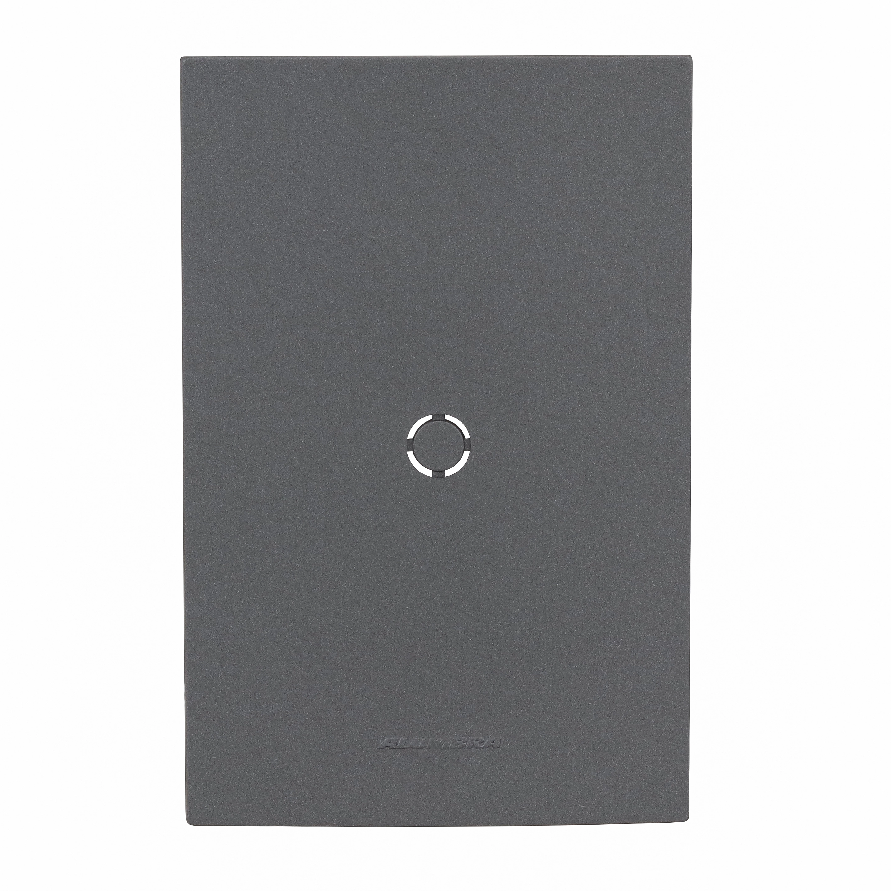 Placa 4x2 Cega Saída Fio com Suporte Inova Pro Class Grafite Alumbra