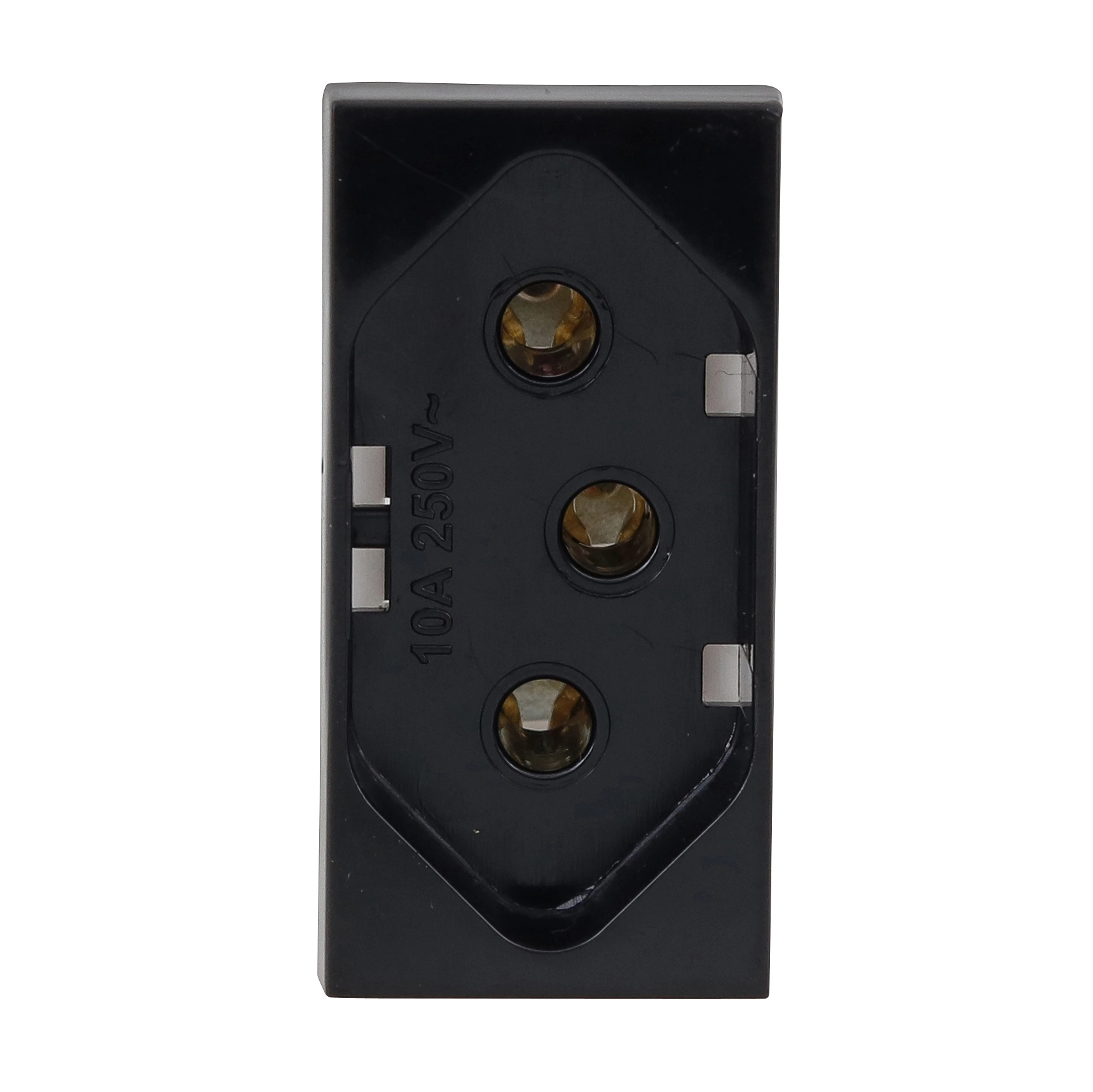 Módulo Tomada 10A Inova Pro Class Black Piano Alumbra