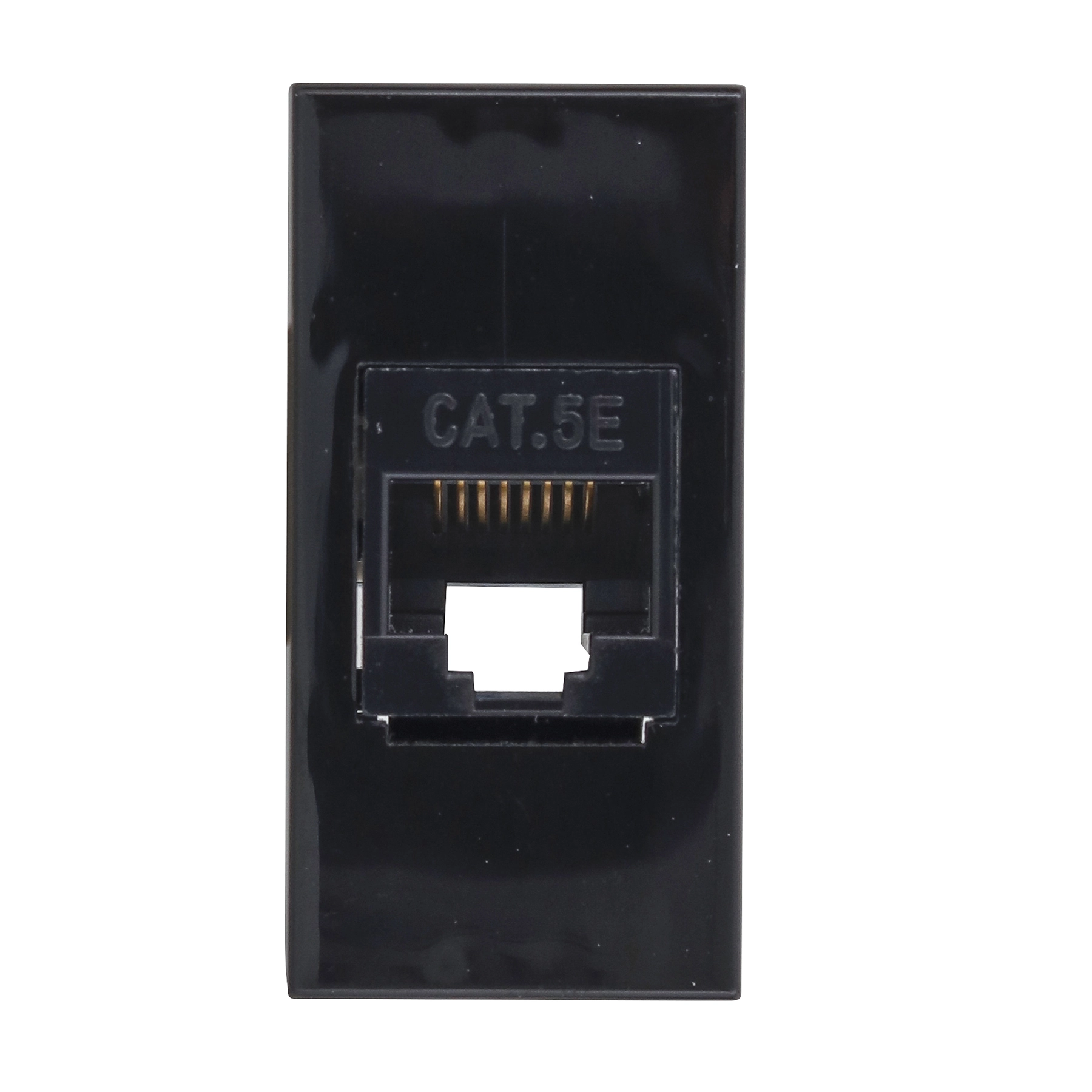 Módulo Tomada RJ45 CAT 5E InovaproClass Black Piano Alumbra