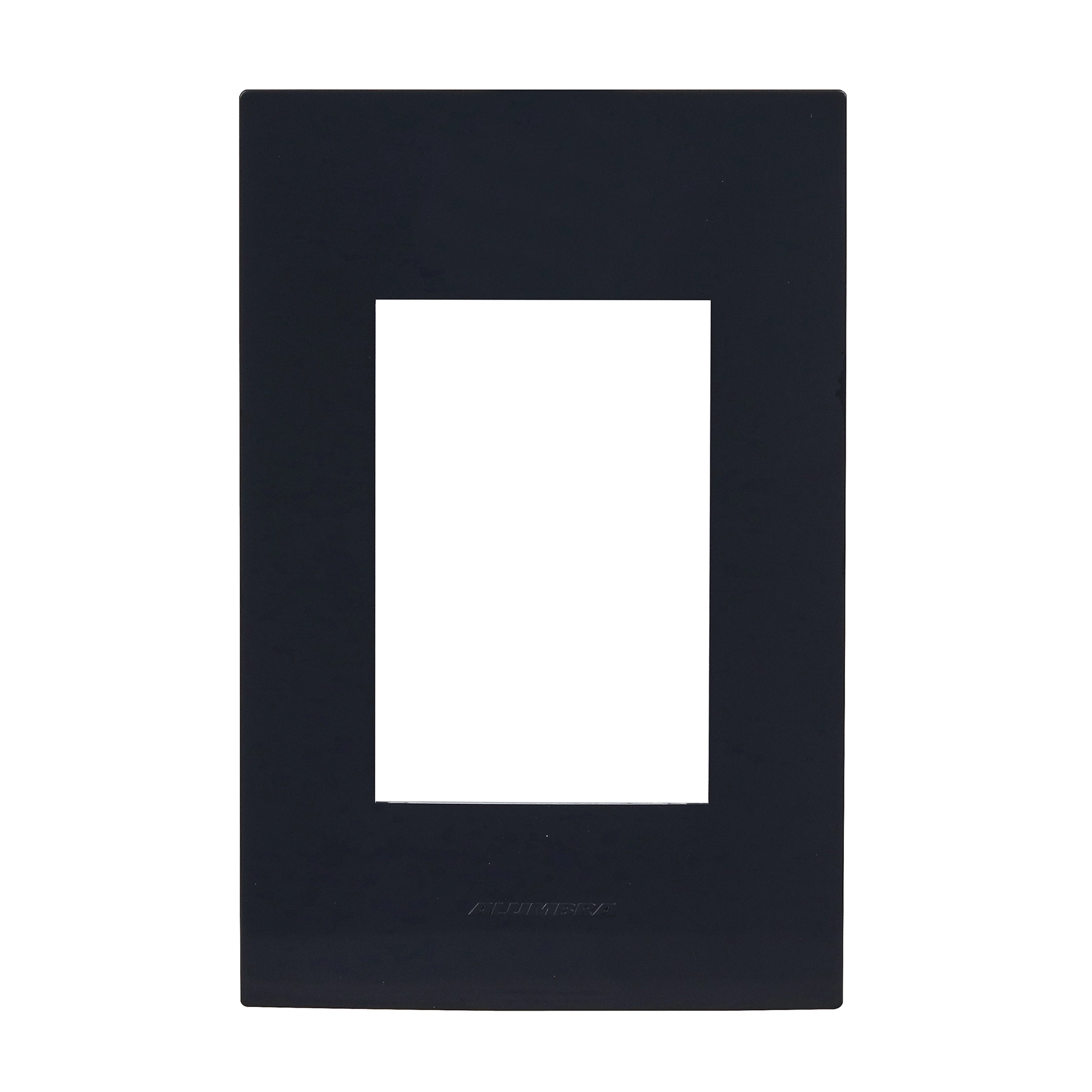 Placa 4x2 3 Módulos com Suporte Inova Pro Class Black Piano Alumbra