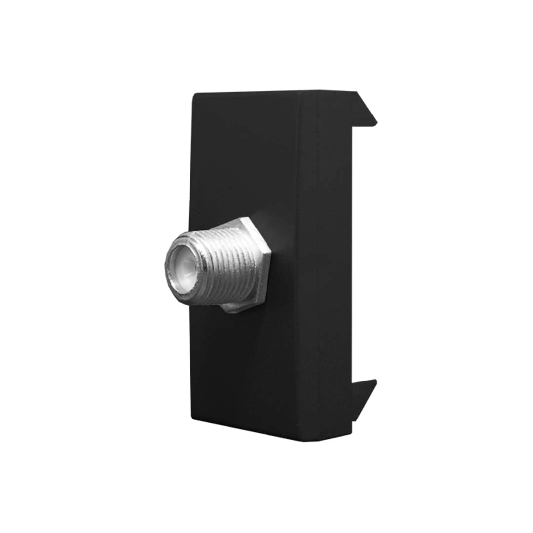 Módulo Tomada Coaxial Preto Inovapro Class