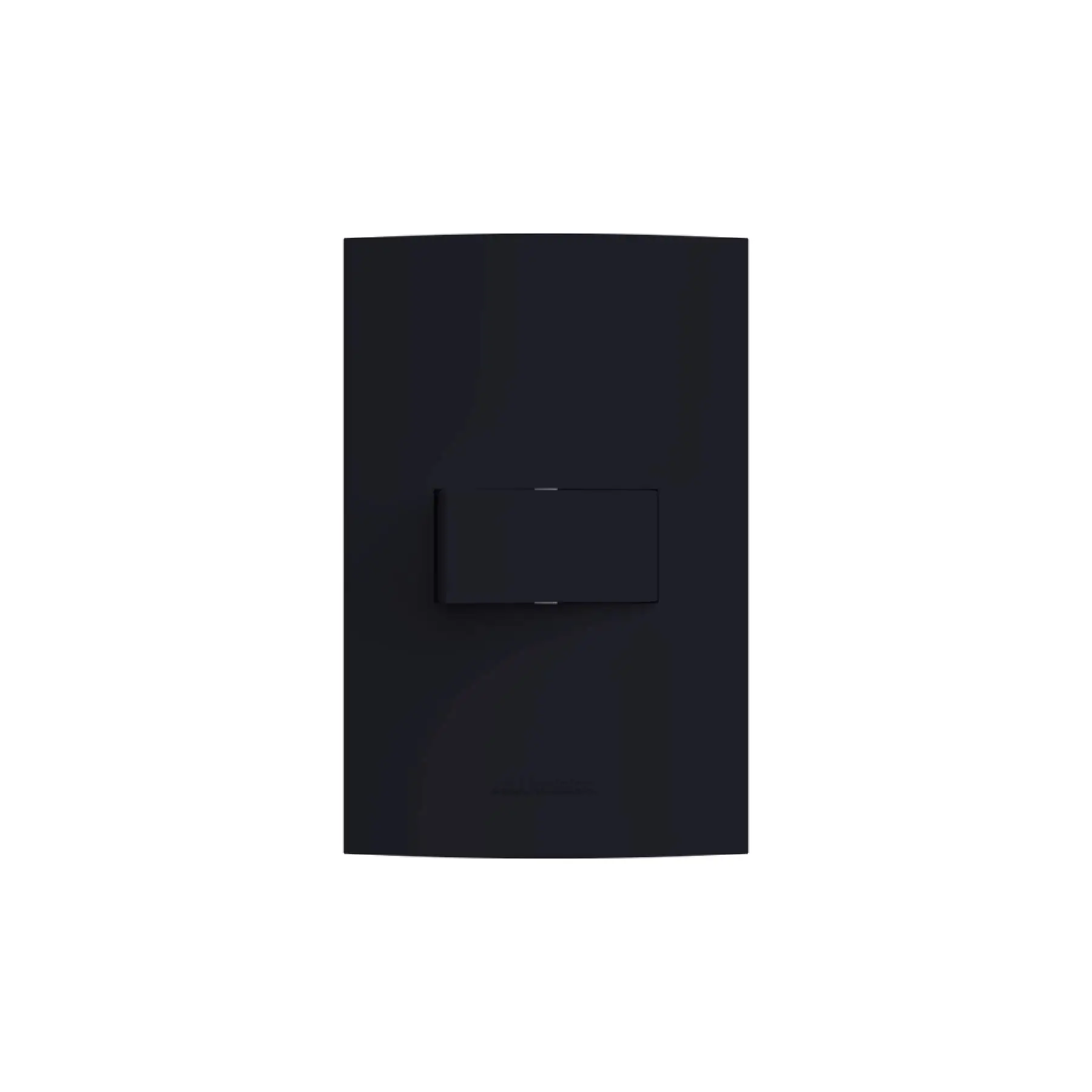 Interruptor Simples Com Placa 4X2 Inova Pró Class Preto Ébano Alumbra