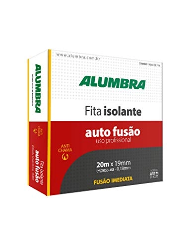 Fita Isolante Alumbra Auto Fusao Epr 19mm X 10m