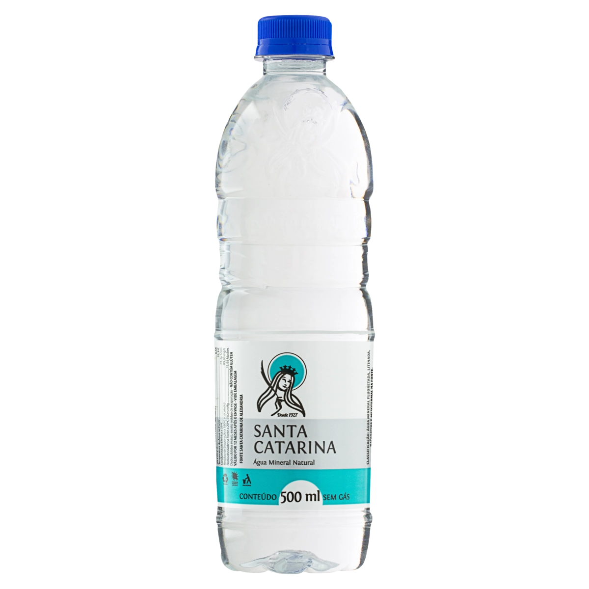 água Mineral Natural Sem Gás Santa Catarina Garrafa 500ml